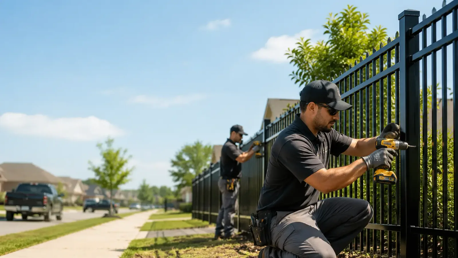 Metal Fence Installation in May, ID